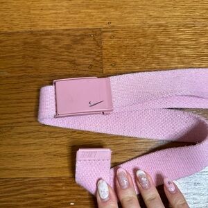 Pink Nike belt